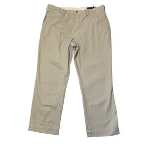 Ralph Lauren The Chino Pant Classic Chinos 100% Cotton Pants Beige Size 40x30